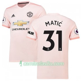 Camisolas de Futebol Manchester United Matic 31 Equipamento Alternativa 2018/19 Manga Curta